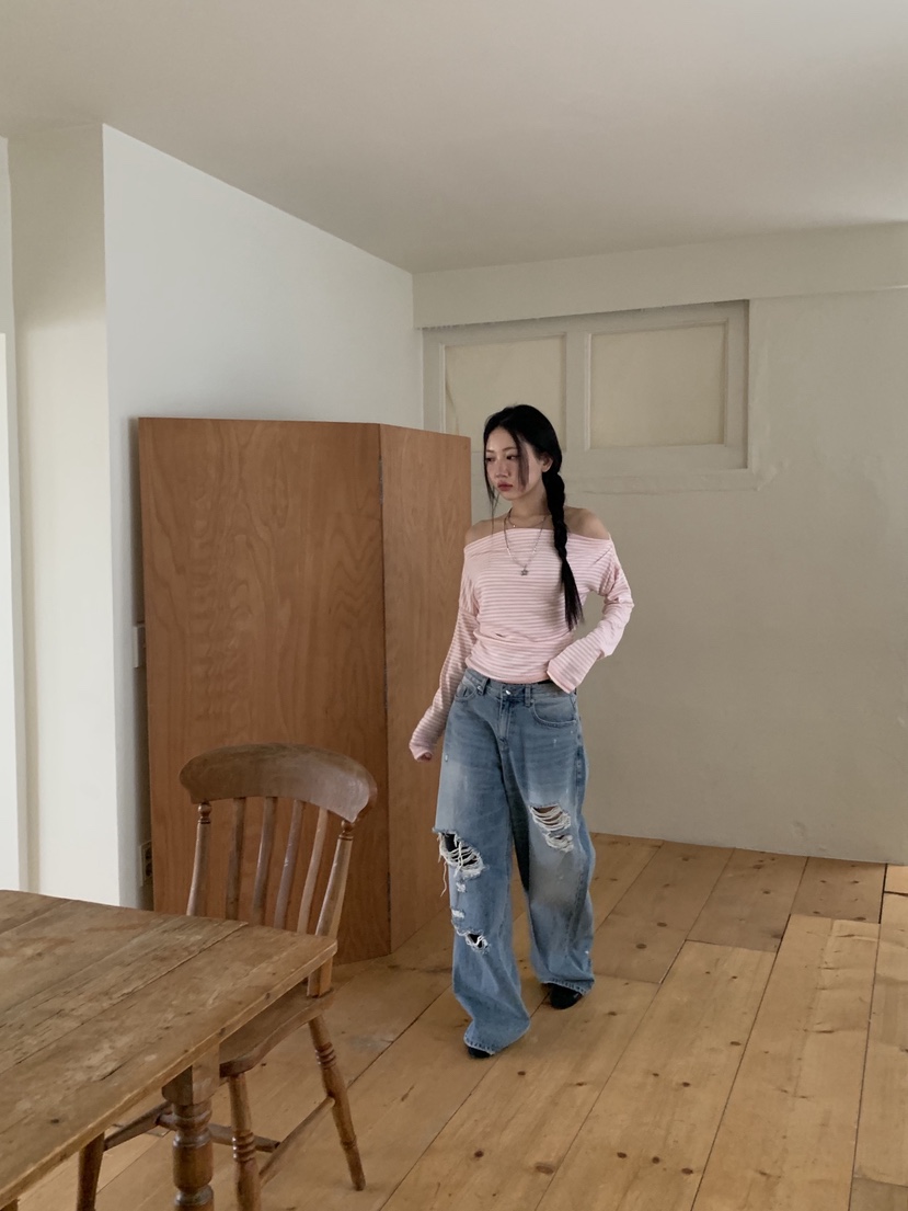 SUNDER MARKET韓國代購女裝新品熱賣人氣真品職業長袖T恤SUNDER MARKET長袖T恤