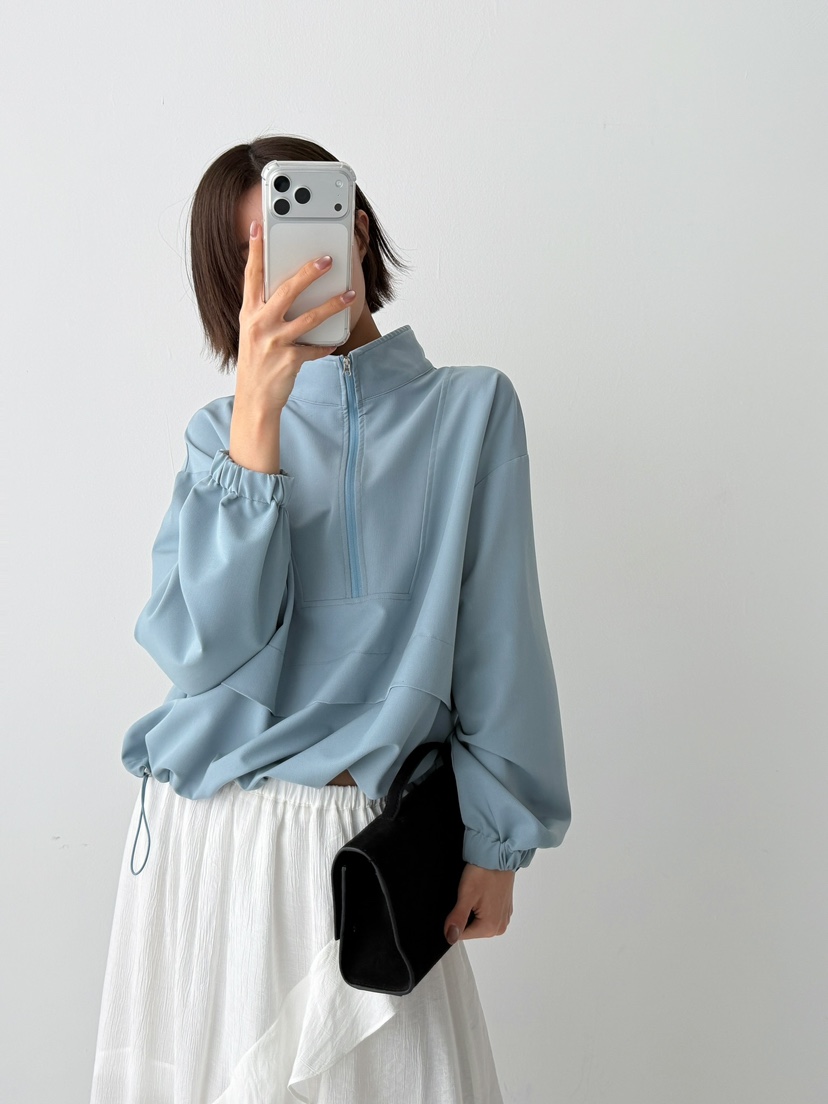 ANGLOG BEIGE東大門代購女裝新款熱賣時尚26春夏衛衣拉鏈ANGLOG BEIGE衛衣