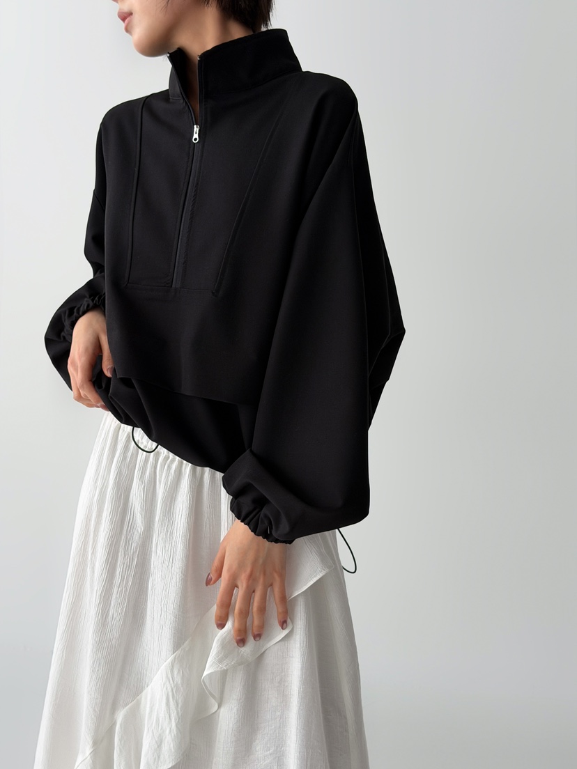 ANGLOG BEIGE東大門代購女裝新款熱賣時尚26春夏衛衣拉鏈ANGLOG BEIGE衛衣