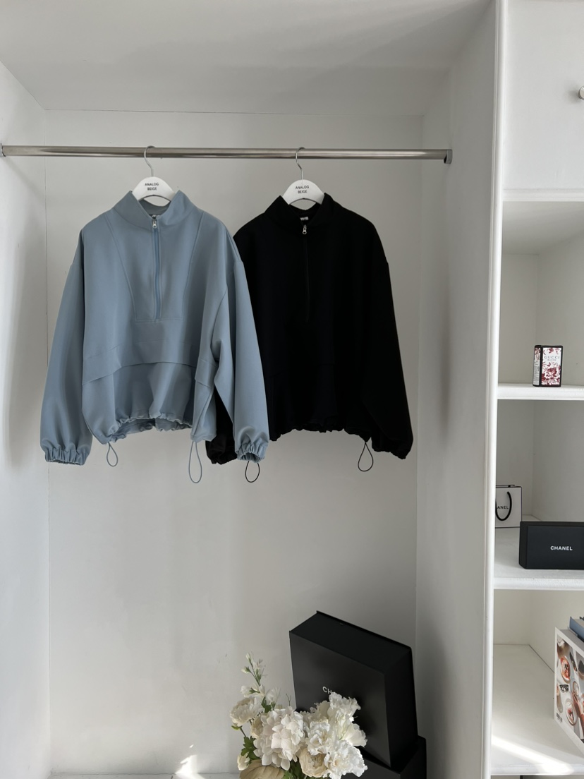 ANGLOG BEIGE東大門代購女裝新款熱賣時尚26春夏衛衣拉鏈ANGLOG BEIGE衛衣