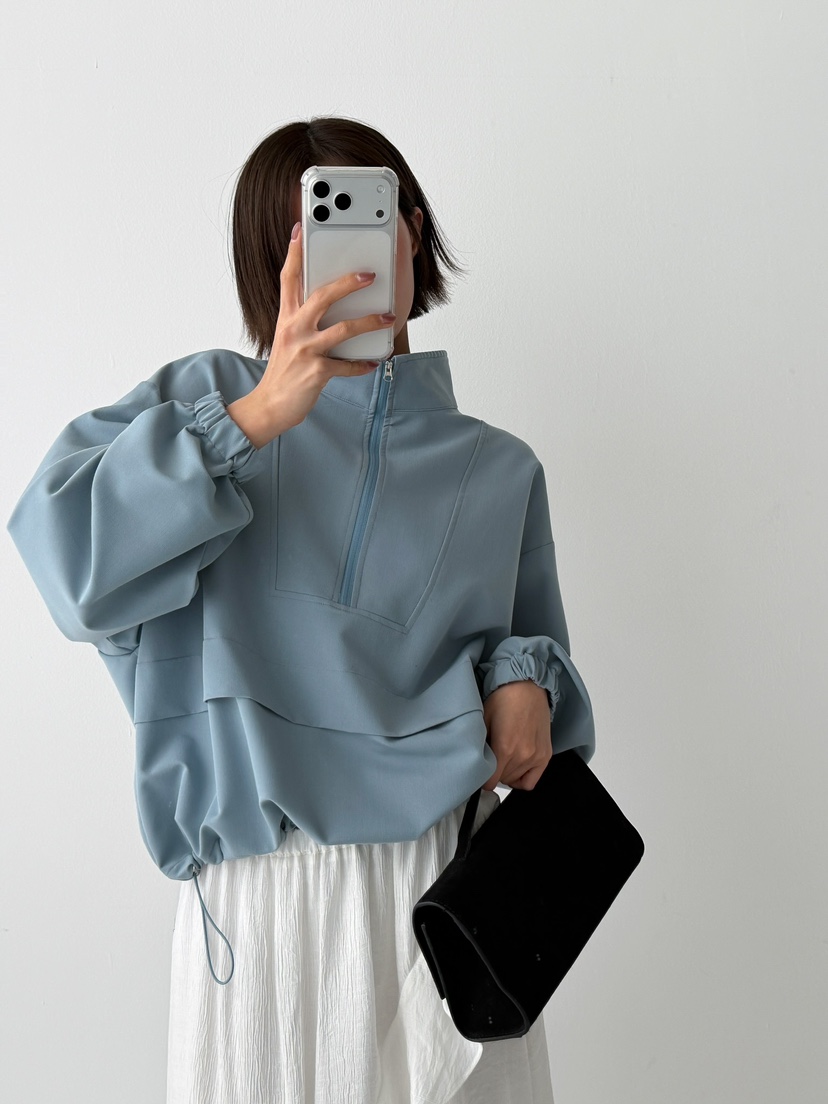 ANGLOG BEIGE東大門代購女裝新款熱賣時尚26春夏衛衣拉鏈ANGLOG BEIGE衛衣圖色1