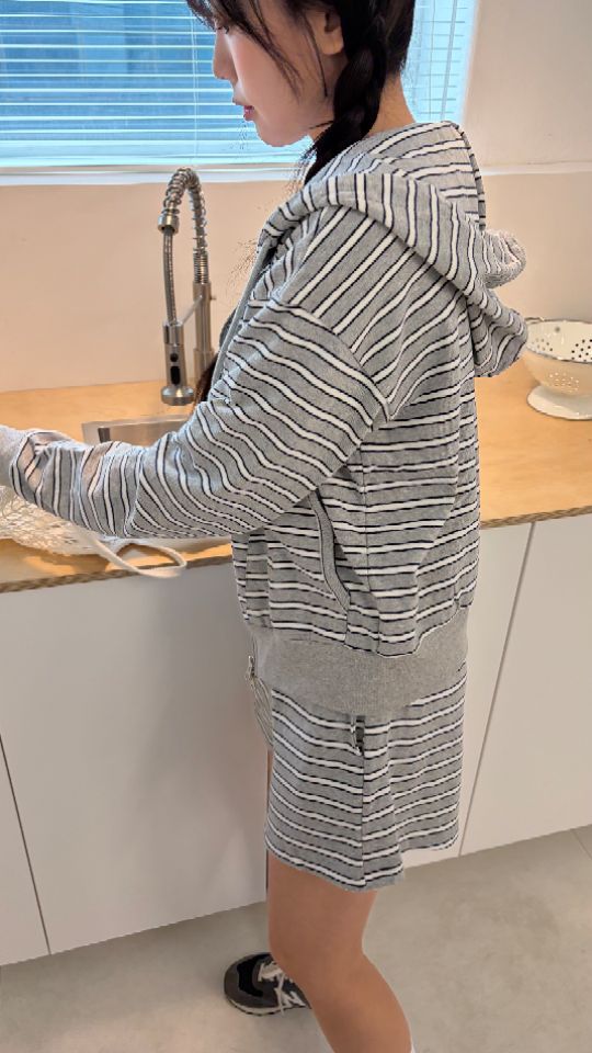 HEY/TO SEWING東大門代購女士新款職業26春夏夾克連帽拉鏈衫BY HEY/TO SEWING夾克