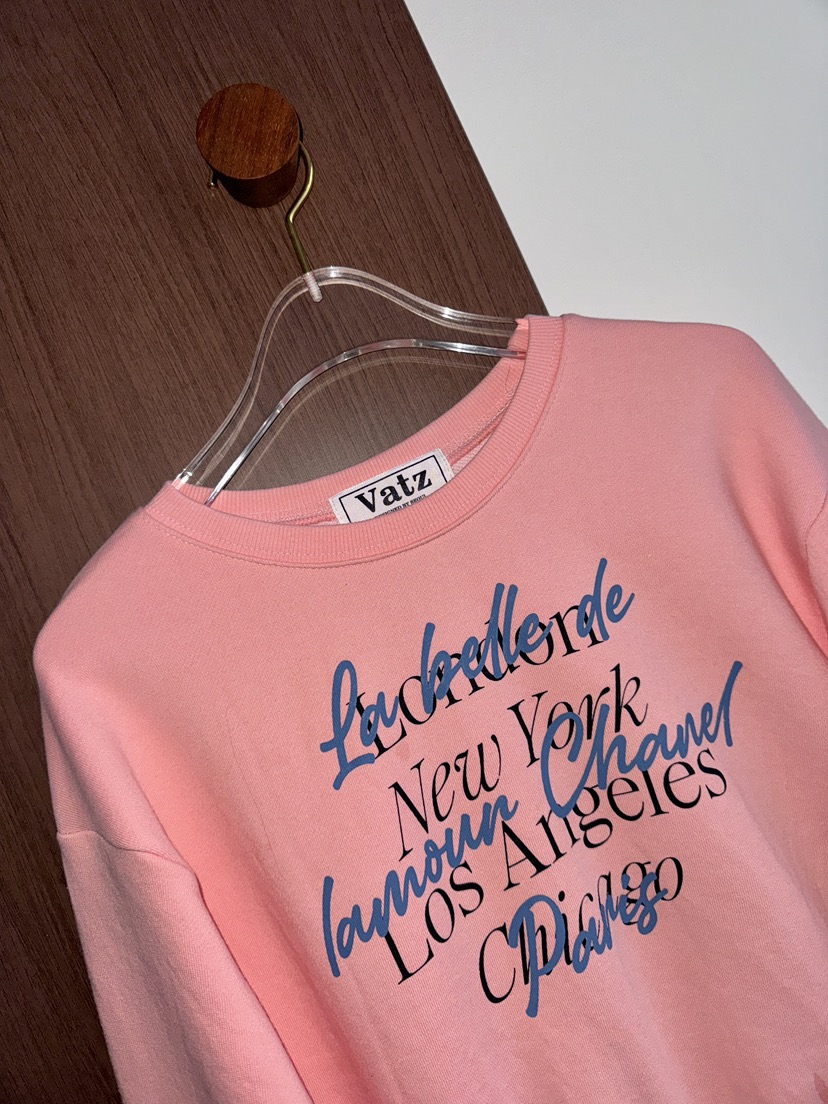 바츠東大門實拍女士新款熱賣26春夏推薦職業時尚人氣衛衣Vatz衛衣