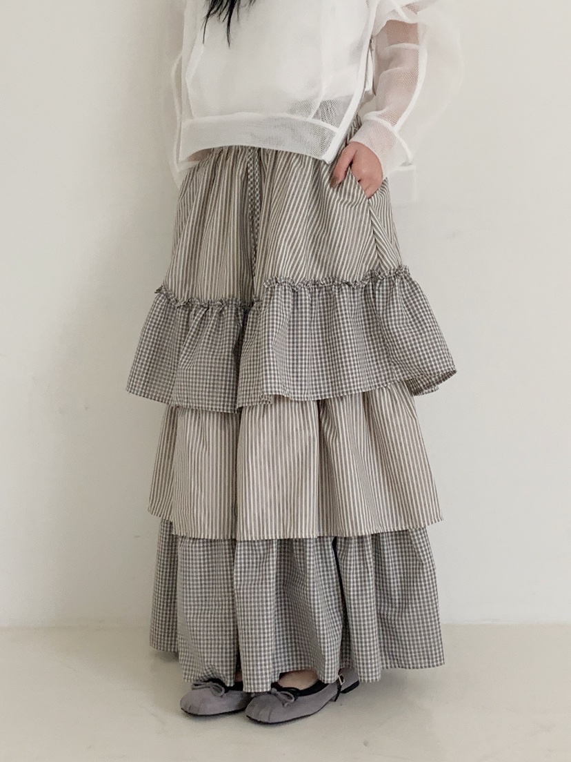 NEOUL韓國直郵女士新款熱賣26春夏時尚休閑推薦職業真品長裙NEOUL/ahin雙領標簽長裙