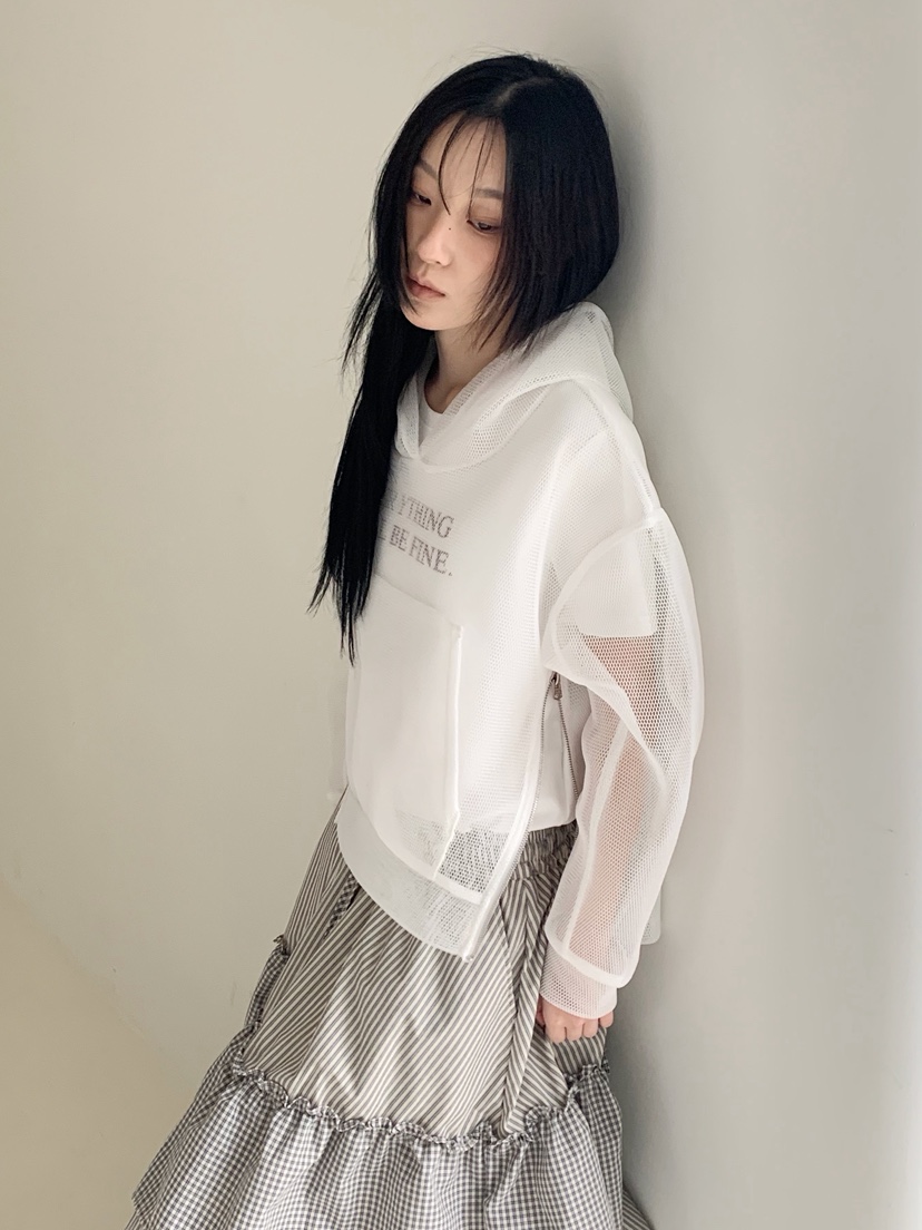 NEOUL東大門代購女士新款職業真品推薦休閑26春夏衛衣兜帽NEOUL/ahin雙領標簽衛衣