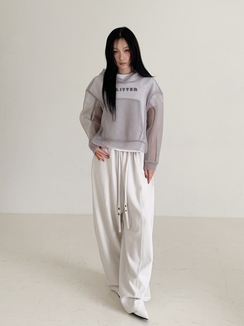 NEOUL東大門代購女士新款職業真品推薦休閑26春夏衛衣兜帽NEOUL/ahin雙領標簽衛衣