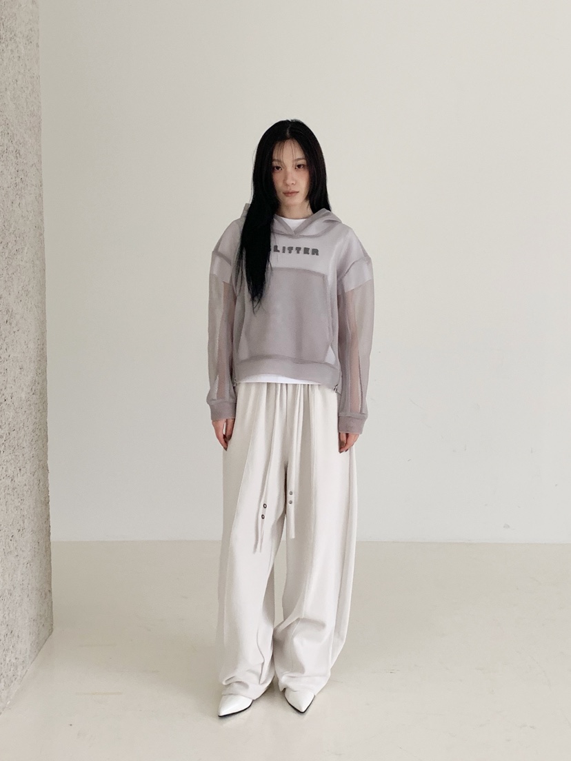 NEOUL東大門代購女士新款職業真品推薦休閑26春夏衛衣兜帽NEOUL/ahin雙領標簽衛衣