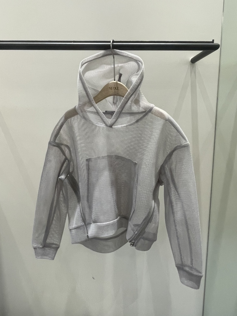 NEOUL東大門代購女士新款職業真品推薦休閑26春夏衛衣兜帽NEOUL/ahin雙領標簽衛衣圖色2