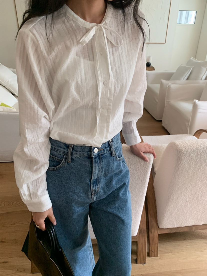 BLEECKER東大門實拍女裝新品時尚休閑真品推薦襯衫蕾絲衫BLEECKER襯衫/蕾絲衫