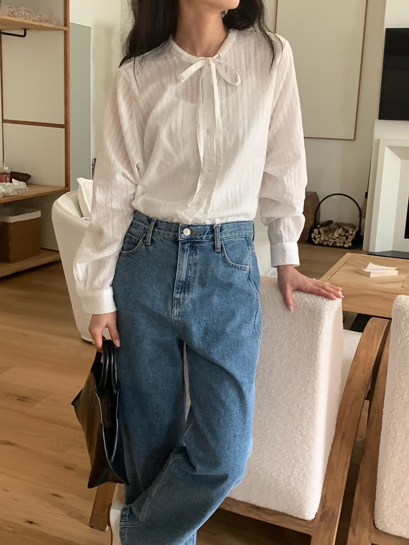 BLEECKER東大門實拍女裝新品時尚休閑真品推薦襯衫蕾絲衫BLEECKER襯衫/蕾絲衫