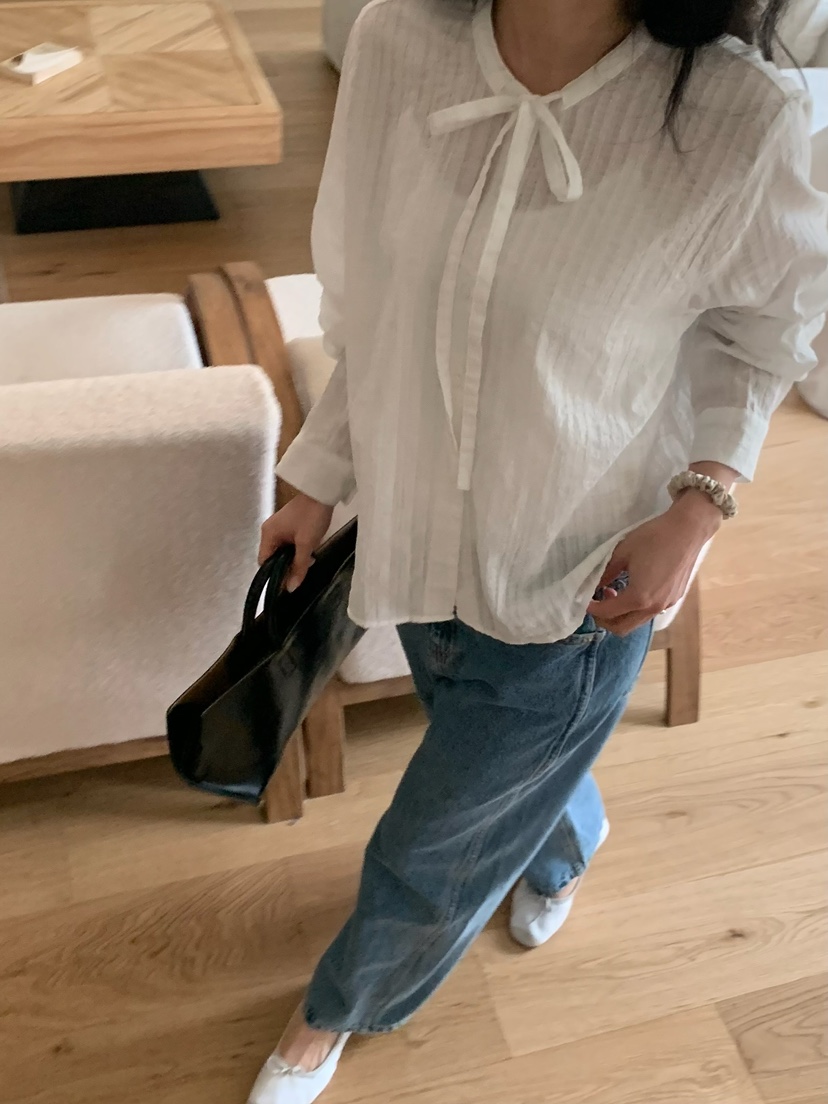 BLEECKER東大門實拍女裝新品時尚休閑真品推薦襯衫蕾絲衫BLEECKER襯衫/蕾絲衫