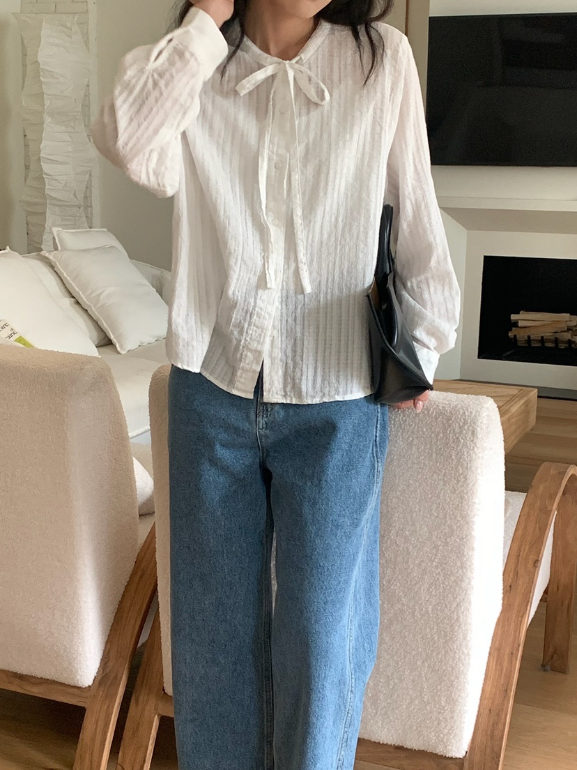 BLEECKER東大門實拍女裝新品時尚休閑真品推薦襯衫蕾絲衫BLEECKER襯衫/蕾絲衫