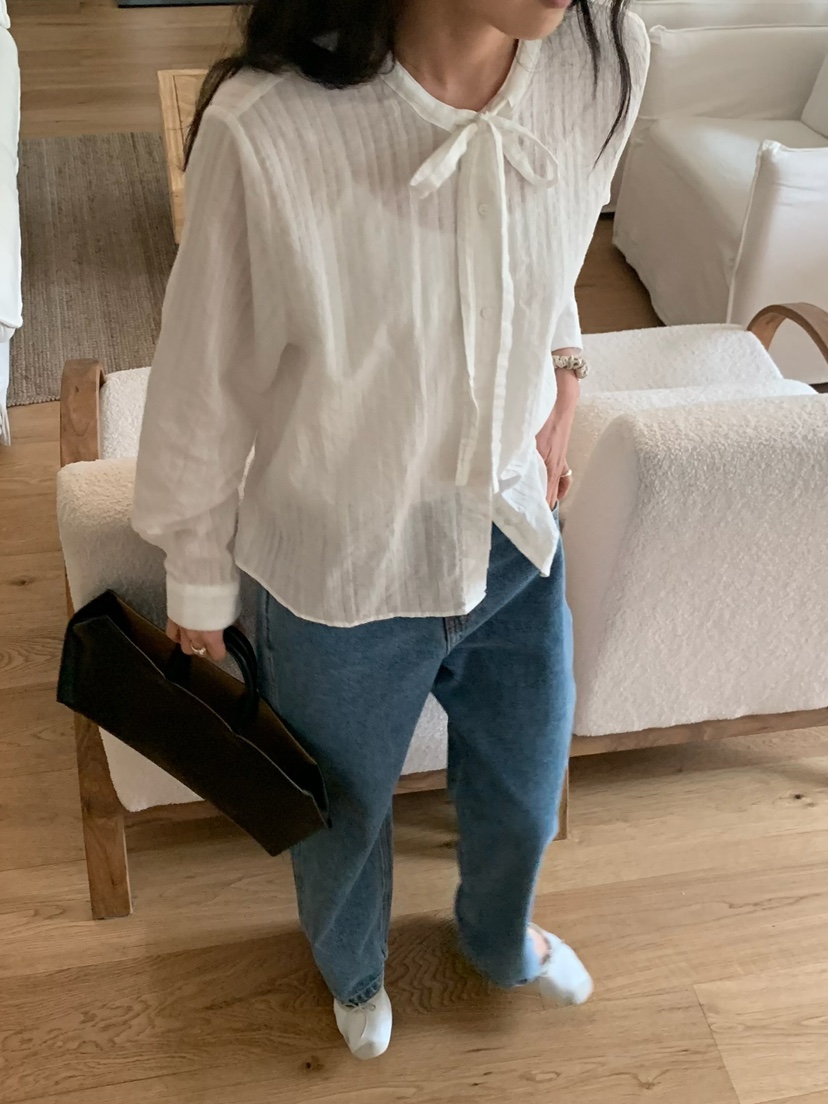 BLEECKER東大門實拍女裝新品時尚休閑真品推薦襯衫蕾絲衫BLEECKER襯衫/蕾絲衫