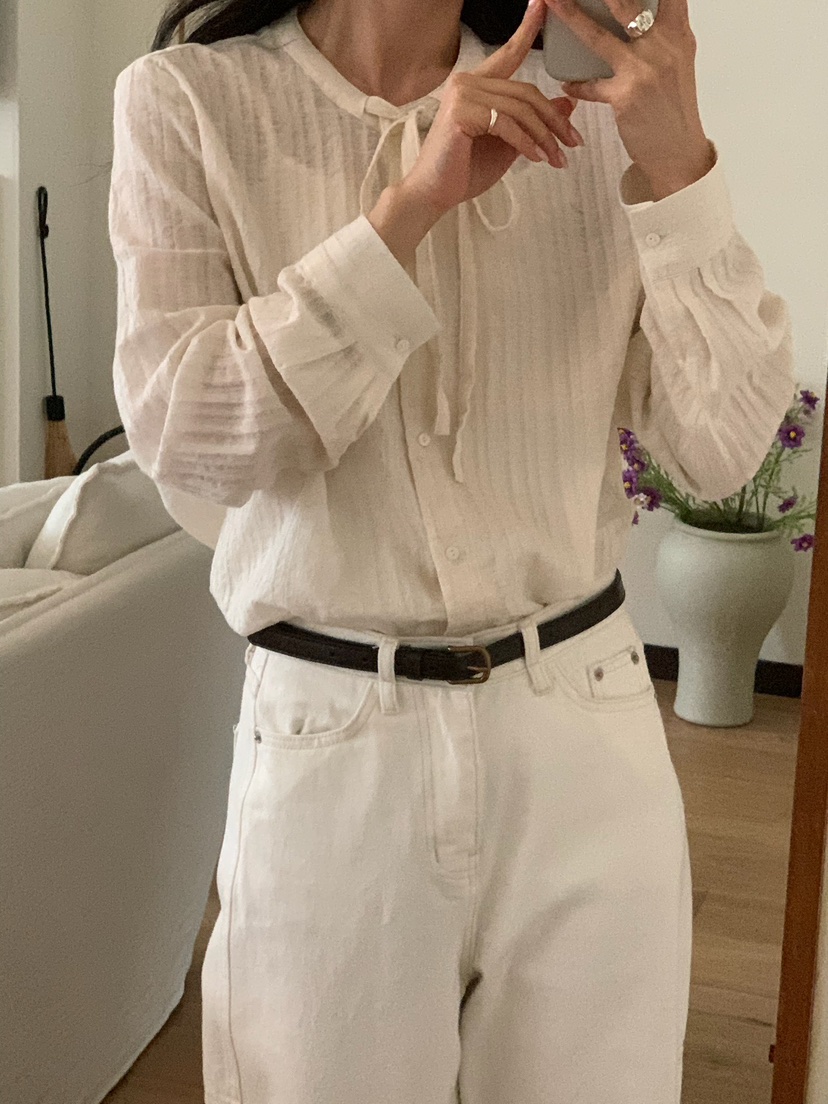 BLEECKER東大門實拍女裝新品時尚休閑真品推薦襯衫蕾絲衫BLEECKER襯衫/蕾絲衫