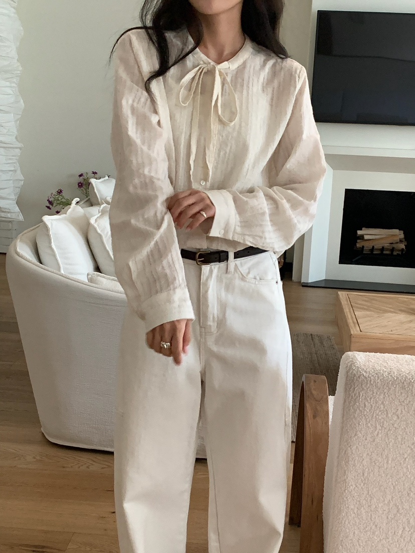 BLEECKER東大門實拍女裝新品時尚休閑真品推薦襯衫蕾絲衫BLEECKER襯衫/蕾絲衫