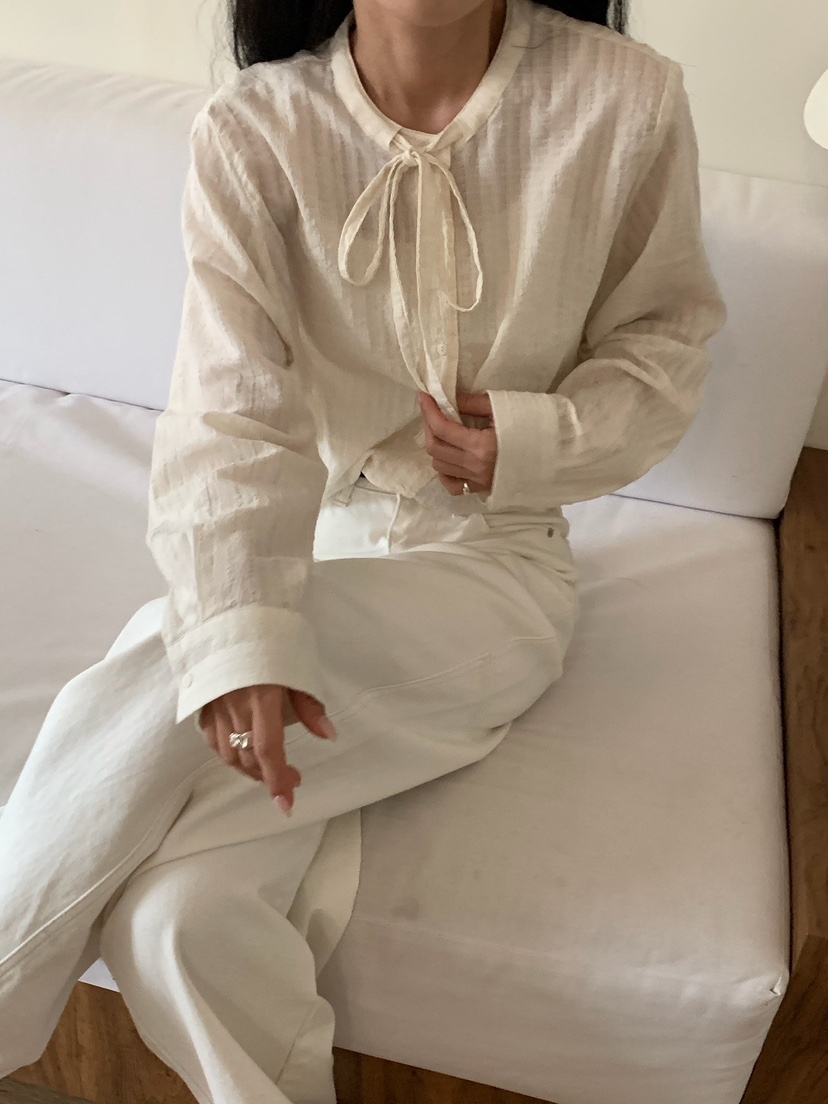 BLEECKER東大門實拍女裝新品時尚休閑真品推薦襯衫蕾絲衫BLEECKER襯衫/蕾絲衫