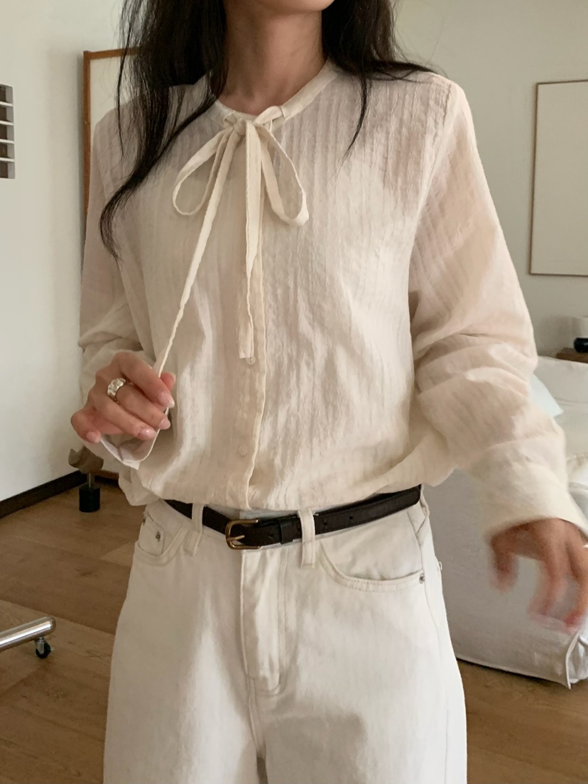 BLEECKER東大門實拍女裝新品時尚休閑真品推薦襯衫蕾絲衫BLEECKER襯衫/蕾絲衫