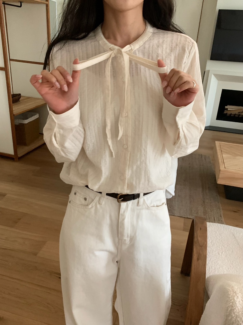 BLEECKER東大門實拍女裝新品時尚休閑真品推薦襯衫蕾絲衫BLEECKER襯衫/蕾絲衫