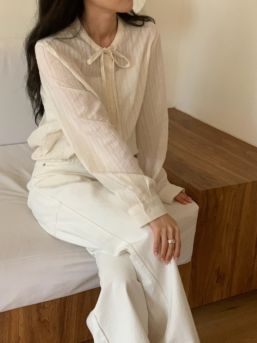 BLEECKER東大門實拍女裝新品時尚休閑真品推薦襯衫蕾絲衫BLEECKER襯衫/蕾絲衫