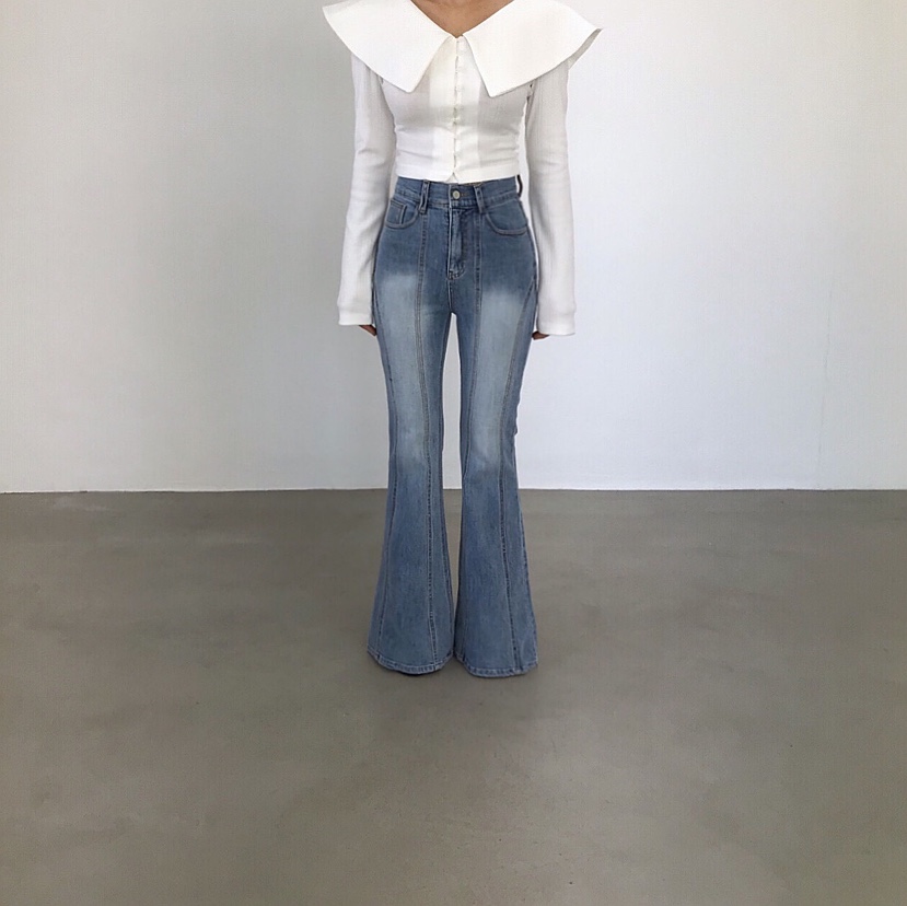 2TWO MOON東大門實拍女士新款職業休閑真品推薦人氣牛仔褲2TWO MOON牛仔褲