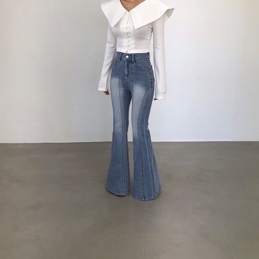 2TWO MOON東大門實拍女士新款職業休閑真品推薦人氣牛仔褲2TWO MOON牛仔褲