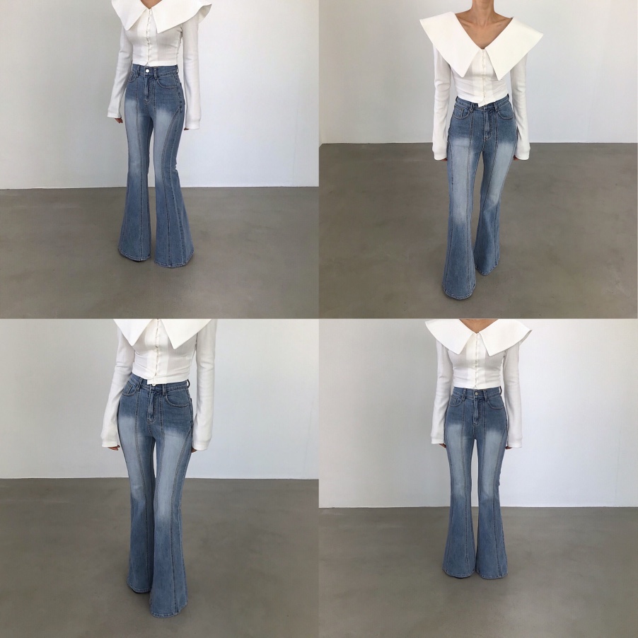 2TWO MOON東大門實拍女士新款職業休閑真品推薦人氣牛仔褲2TWO MOON牛仔褲