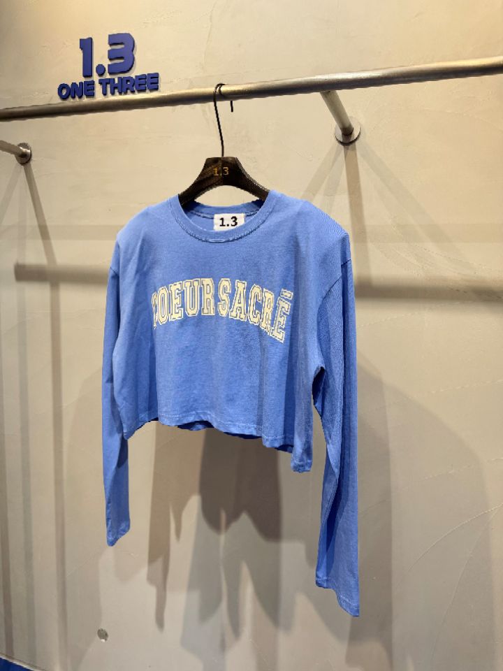 1.3韓國代購女士新品真品熱賣推薦人氣26春夏休閑長袖T恤1.3長袖T恤