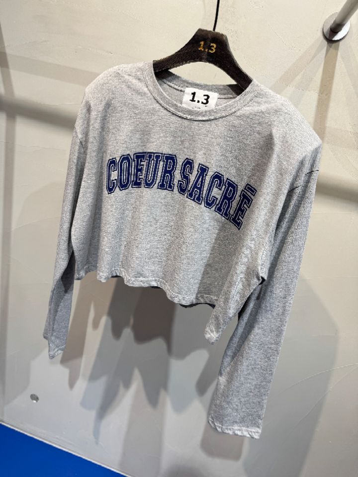 1.3韓國代購女士新品真品熱賣推薦人氣26春夏休閑長袖T恤1.3長袖T恤