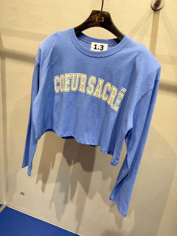 1.3韓國代購女士新品真品熱賣推薦人氣26春夏休閑長袖T恤1.3長袖T恤