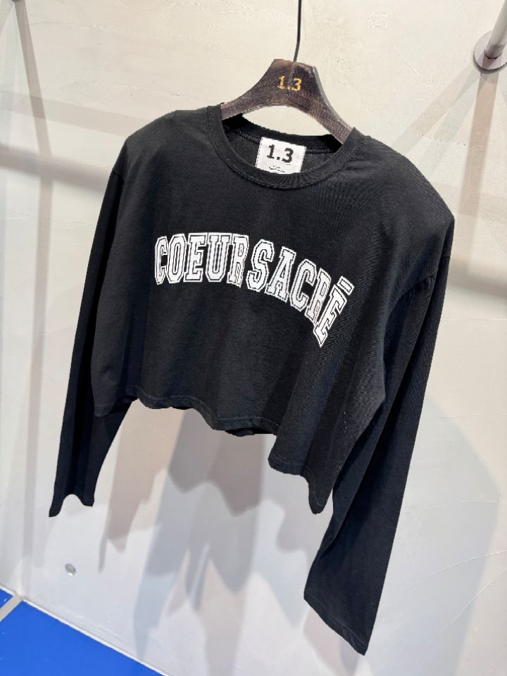 1.3韓國代購女士新品真品熱賣推薦人氣26春夏休閑長袖T恤1.3長袖T恤