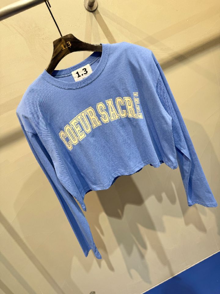 1.3韓國代購女士新品真品熱賣推薦人氣26春夏休閑長袖T恤1.3長袖T恤