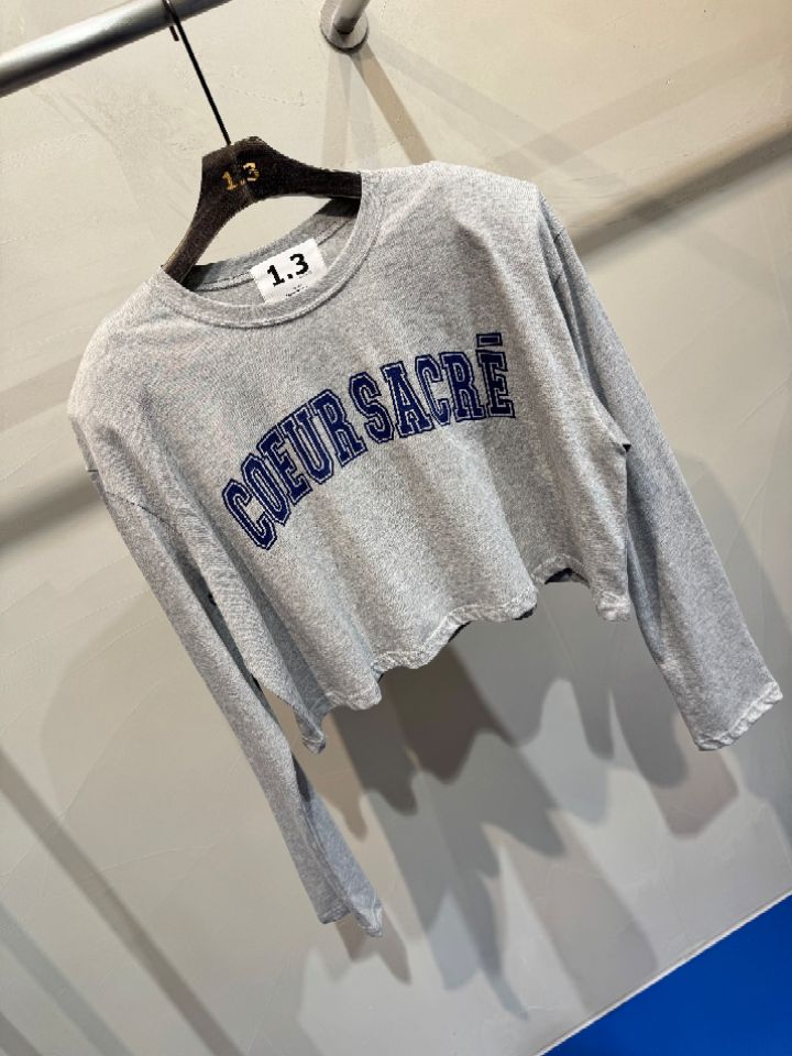 1.3韓國代購女士新品真品熱賣推薦人氣26春夏休閑長袖T恤1.3長袖T恤