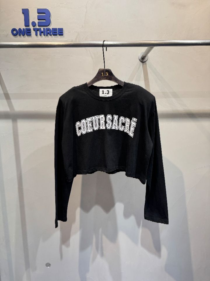 1.3韓國代購女士新品真品熱賣推薦人氣26春夏休閑長袖T恤1.3長袖T恤圖色2