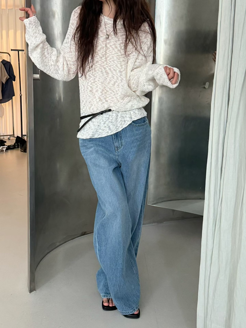 MINIMUZE東大門實拍女裝新款熱賣人氣26春夏推薦休閑牛仔褲MINIMUZE牛仔褲