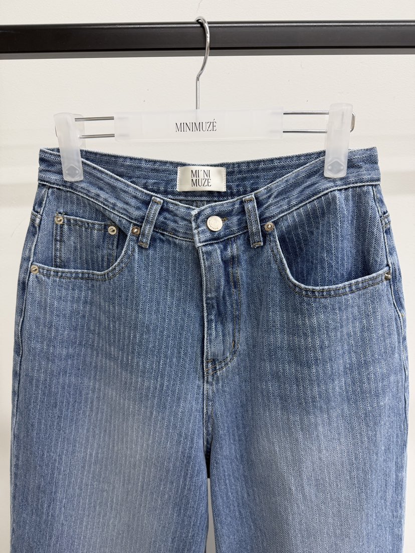 MINIMUZE東大門實拍女裝新款熱賣人氣26春夏推薦休閑牛仔褲MINIMUZE牛仔褲