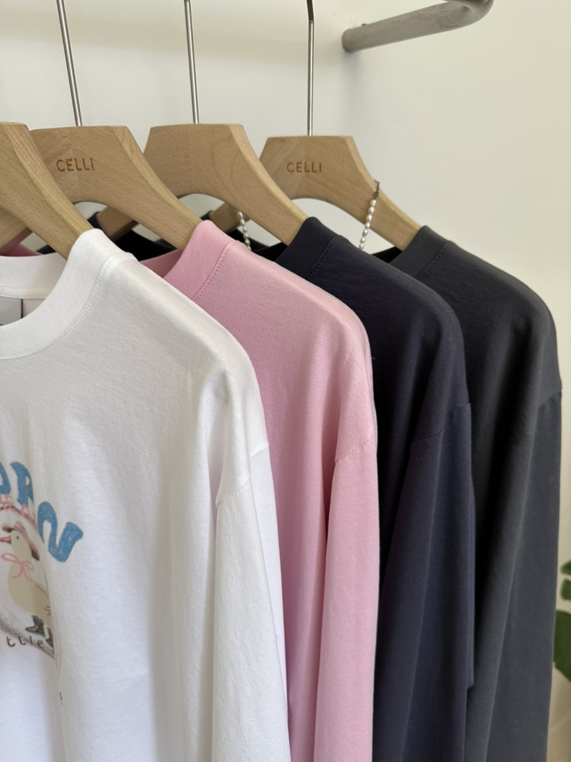 CELLI東大門代購女裝新品熱賣職業人氣真品休閑長袖T恤鴨CELLI長袖T恤