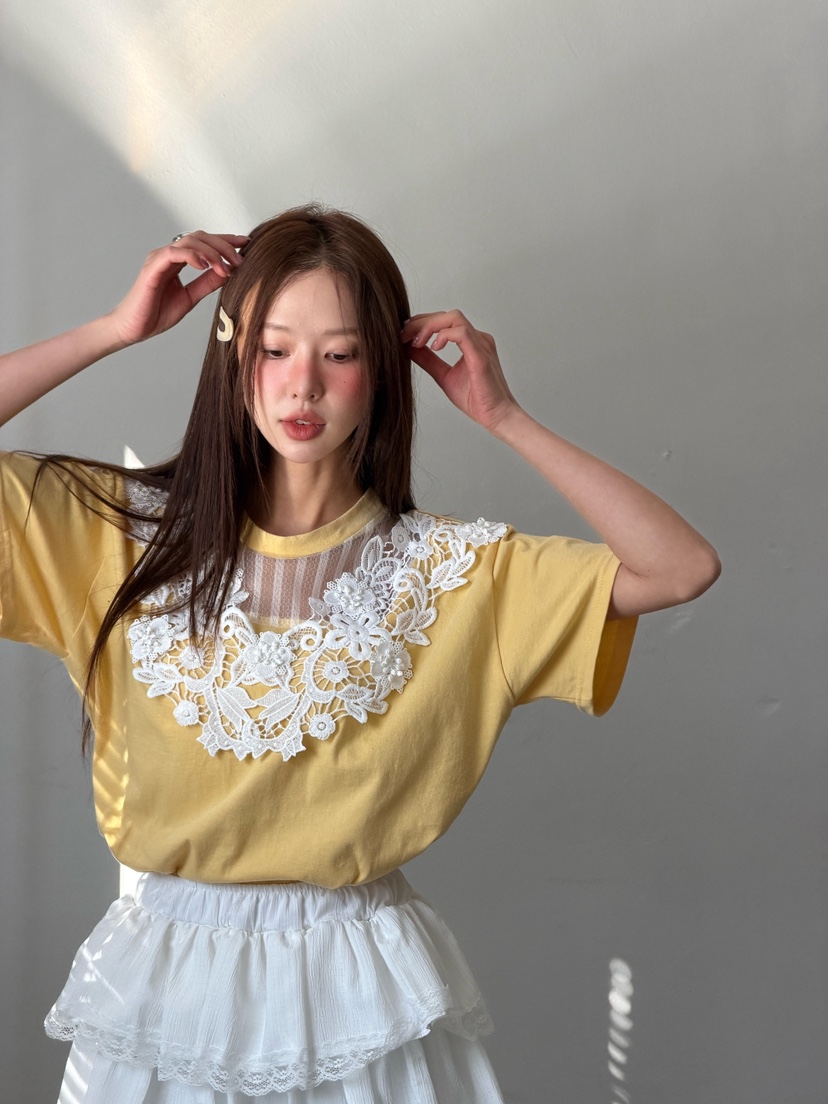 LOVABLE東大門代購女士新款時尚推薦熱賣真品26春夏休閑T恤LOVABLET恤