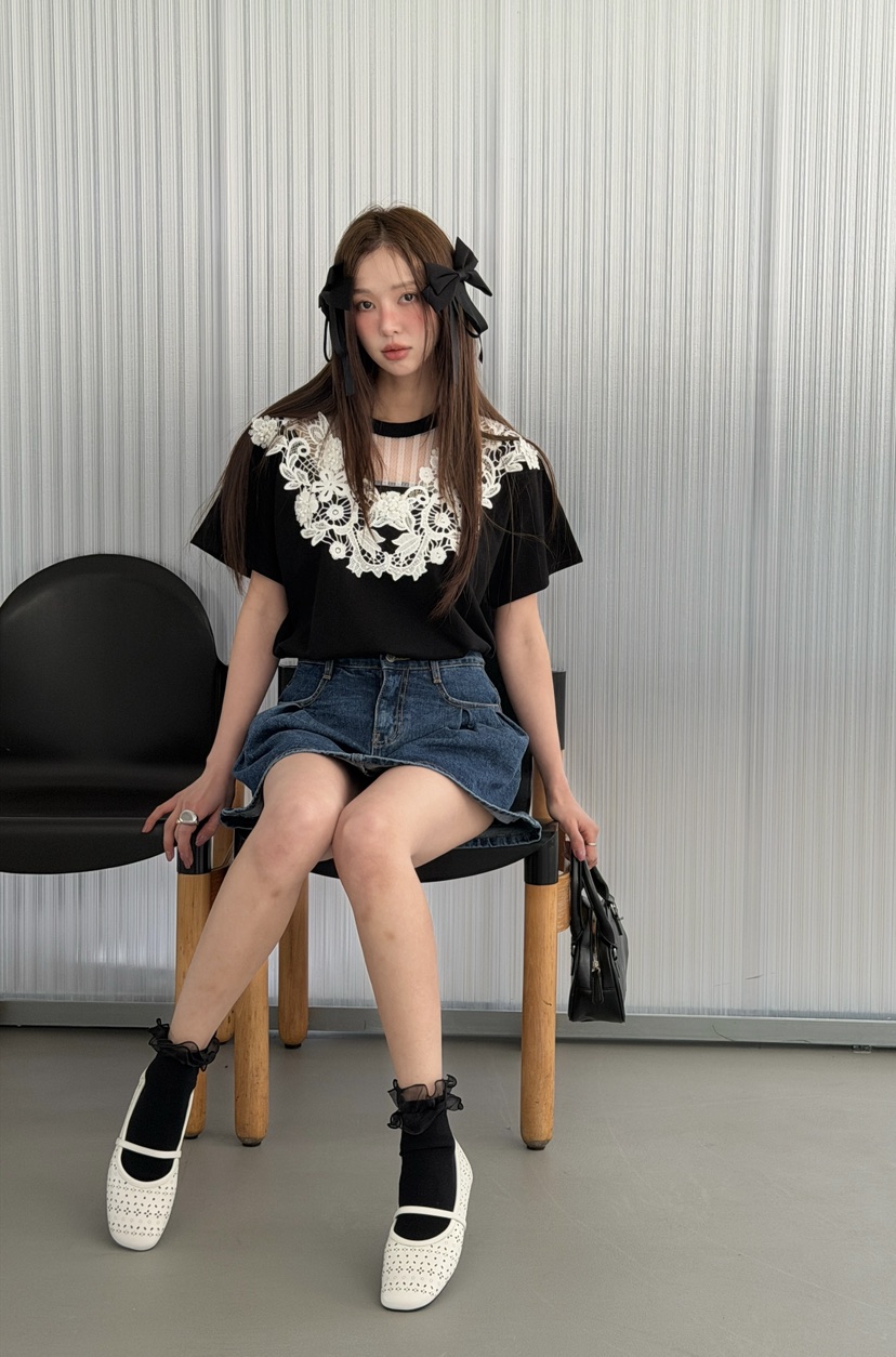 LOVABLE東大門代購女士新款時尚推薦熱賣真品26春夏休閑T恤LOVABLET恤