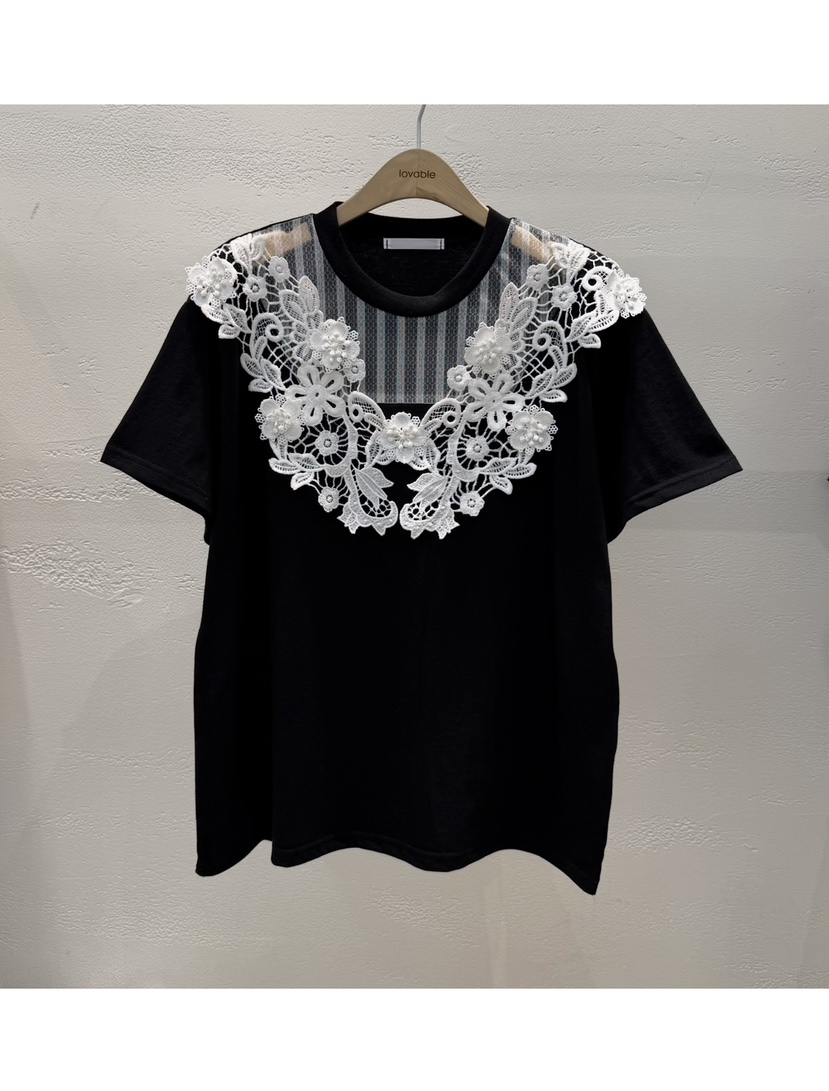 LOVABLE東大門代購女士新款時尚推薦熱賣真品26春夏休閑T恤LOVABLET恤圖色3