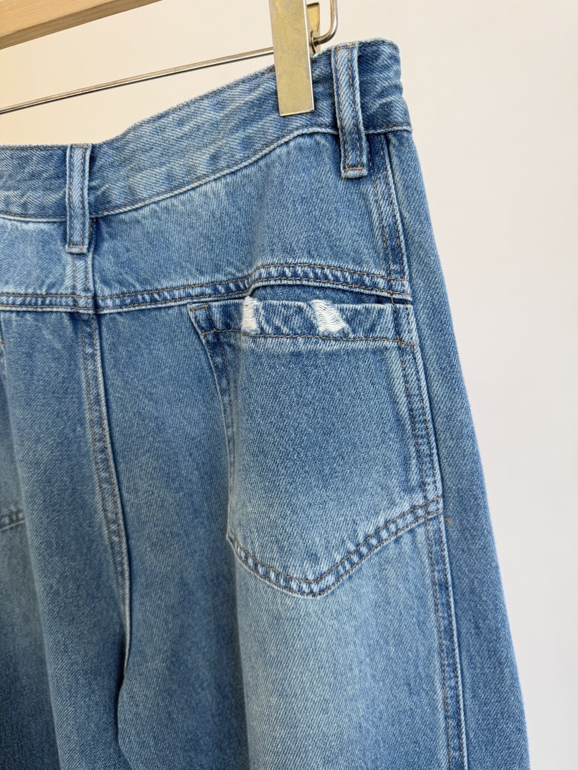 LAUNDRY韓國直郵女裝新品時尚熱賣真品26春夏人氣牛仔褲鏤空LAUNDRY牛仔褲