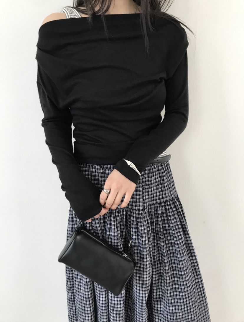 VAARA東大門代購女裝新品職業時尚真品休閑26春夏長袖T恤VAARA長袖T恤