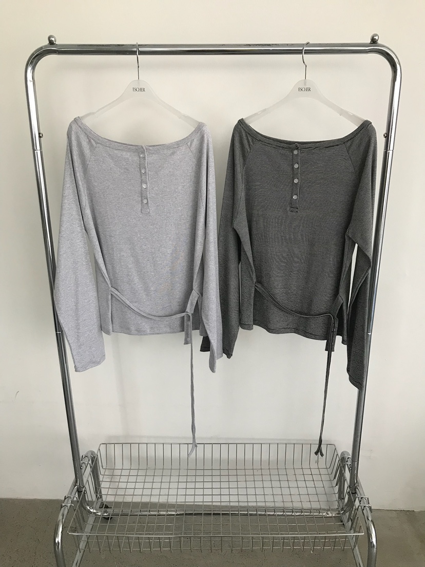 ESCHER東大門實拍女士新品熱賣休閑真品26春夏職業長袖T恤ESCHER長袖T恤