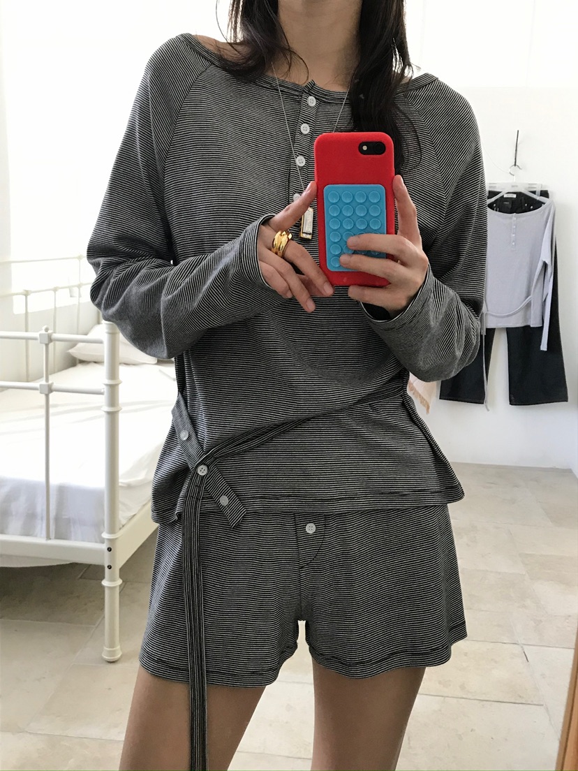 ESCHER東大門實拍女士新品熱賣休閑真品26春夏職業長袖T恤ESCHER長袖T恤