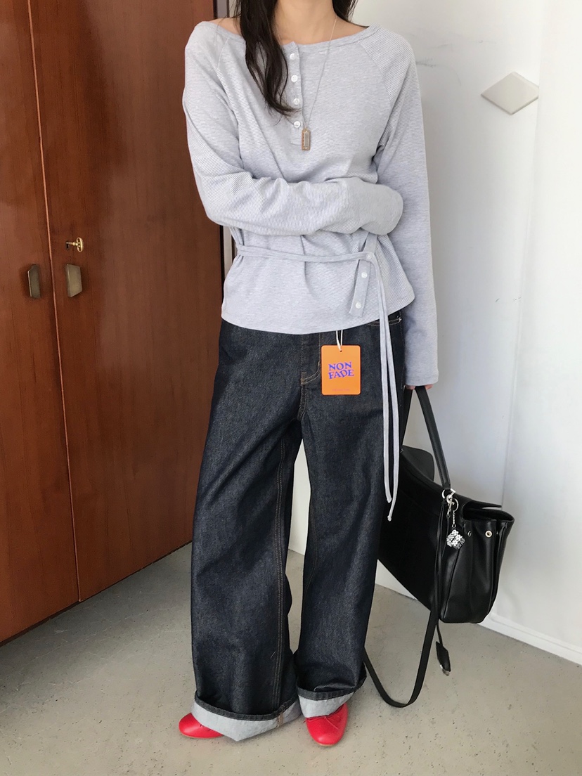 ESCHER東大門實拍女士新品熱賣休閑真品26春夏職業長袖T恤ESCHER長袖T恤