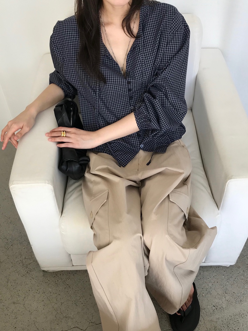 ESCHER東大門實拍女裝新品人氣職業休閑推薦時尚襯衫蕾絲衫ESCHER襯衫/蕾絲衫