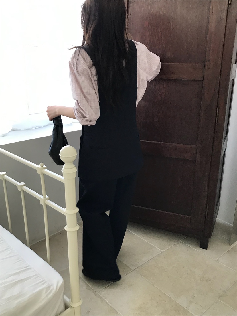 ESCHER韓國直郵女士新品時尚真品職業人氣背帶褲不含內搭ESCHER背帶褲