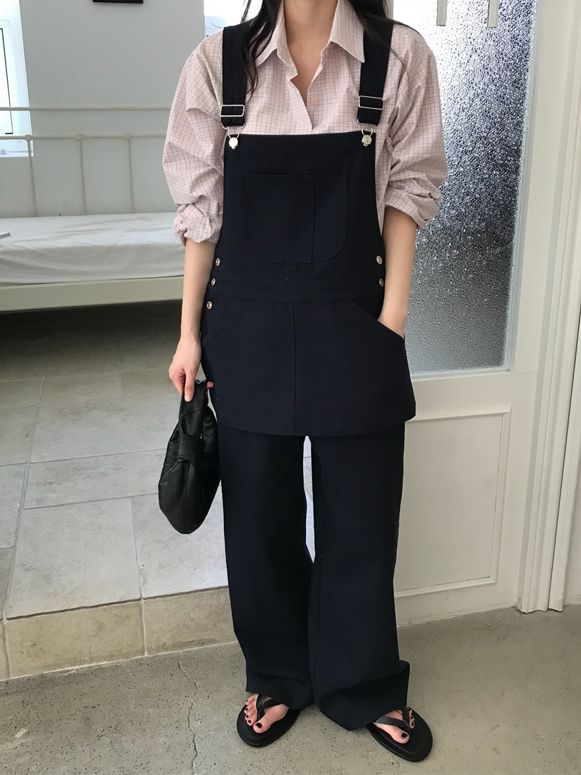 ESCHER韓國直郵女士新品時尚真品職業人氣背帶褲不含內搭ESCHER背帶褲