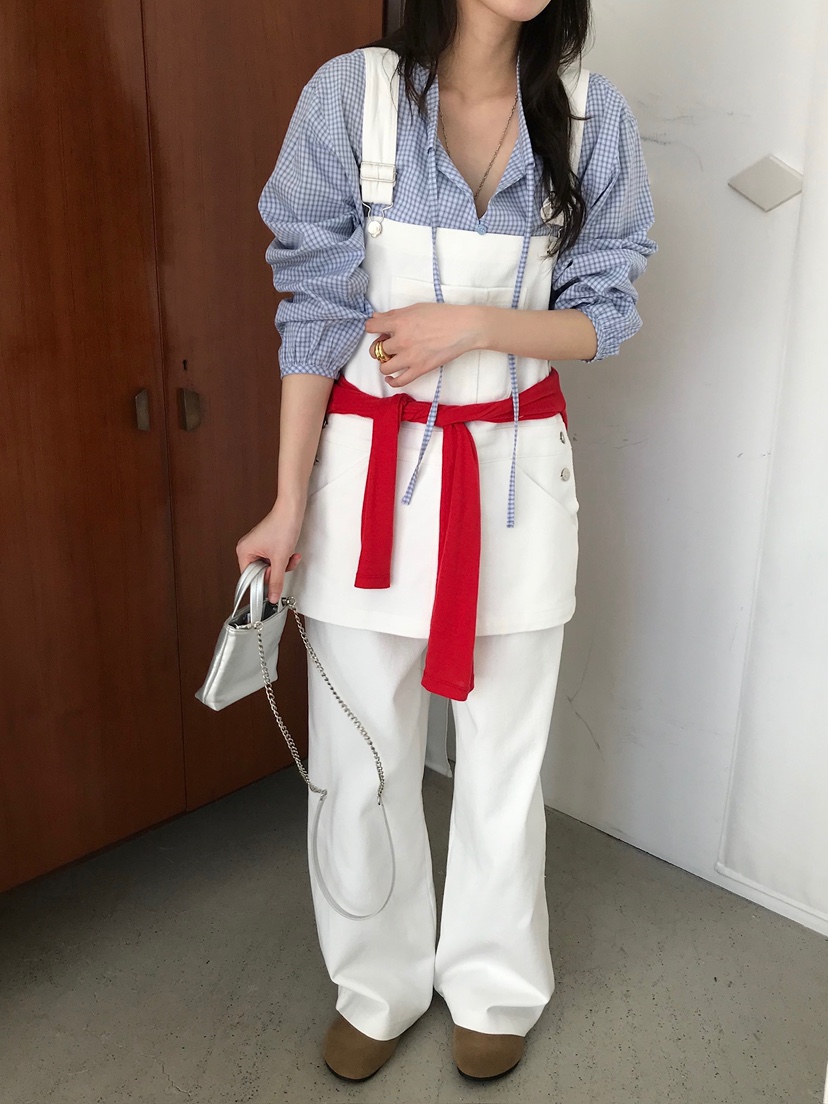 ESCHER韓國直郵女士新品時尚真品職業人氣背帶褲不含內搭ESCHER背帶褲