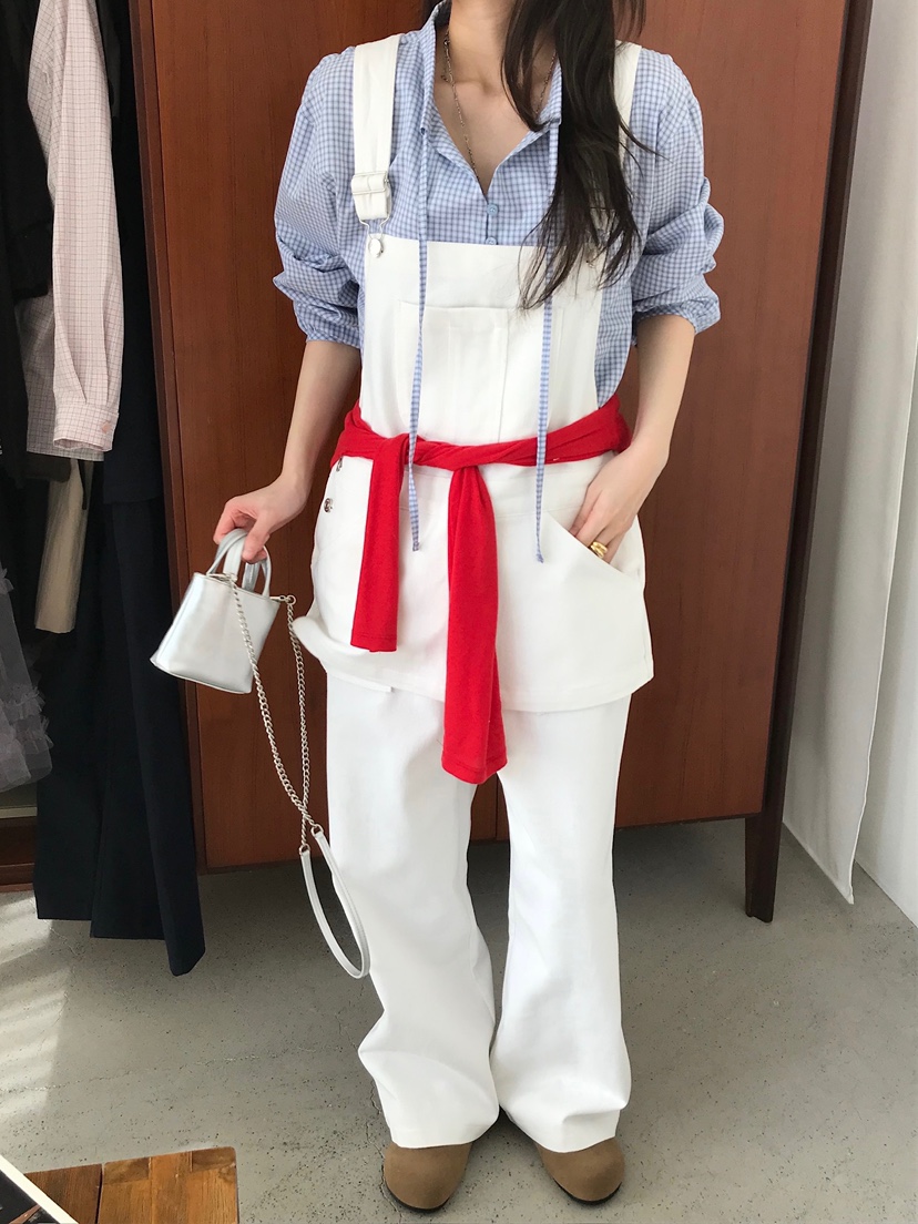 ESCHER韓國直郵女士新品時尚真品職業人氣背帶褲不含內搭ESCHER背帶褲