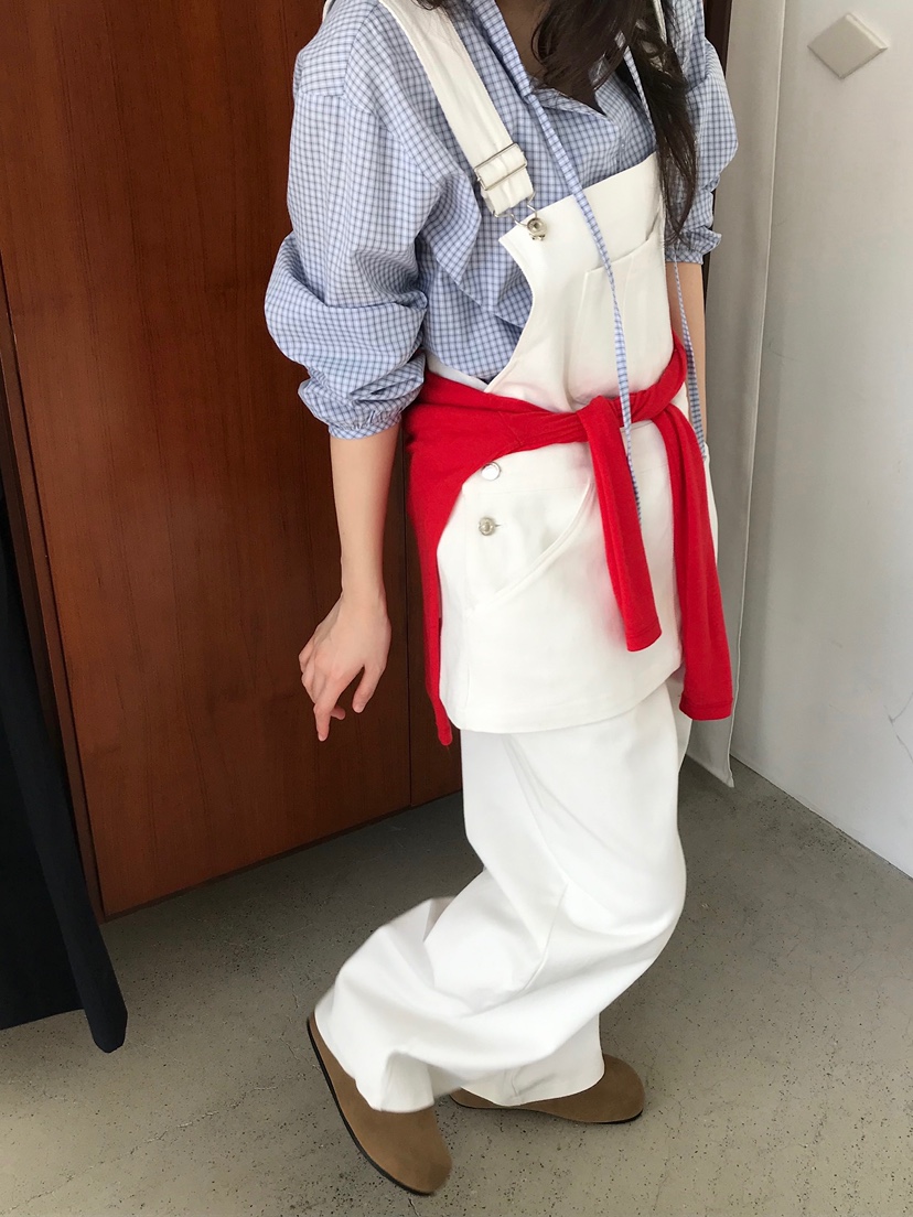 ESCHER韓國直郵女士新品時尚真品職業人氣背帶褲不含內搭ESCHER背帶褲